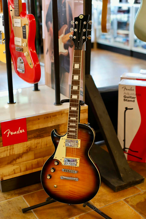 Reverend Roundhouse Left-Handed, Sunburst - Used