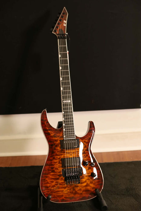 ESP E-II HORIZON FR-II, Tiger Eye Sunburst - Demo