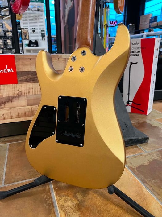 Soloking MS-1 Custom 24 HSS Flat Top in Satin Shoreline Gold - used