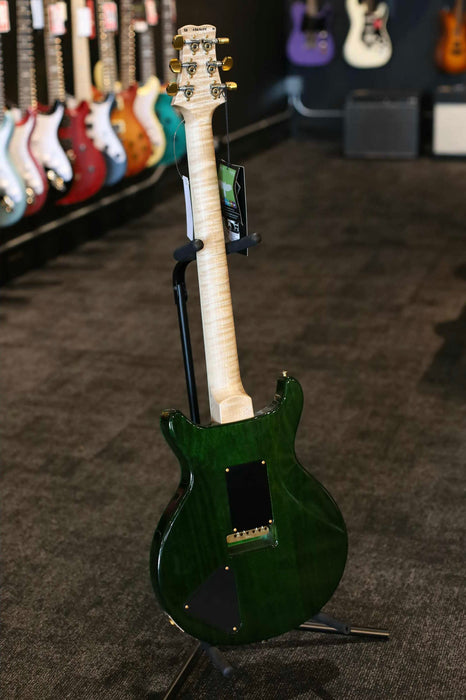 PRS Santana Retro Wood Library 10-Top - Charcoal Green Burst