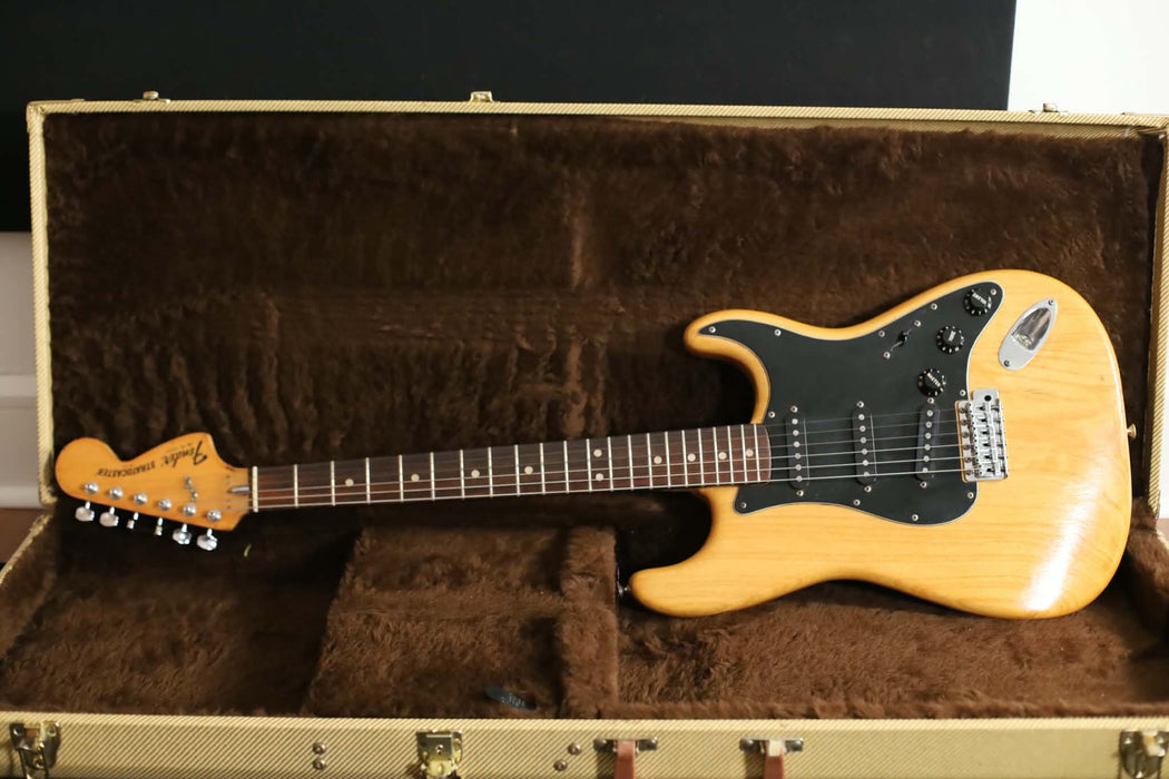 Fender Stratocaster 1976 w/Hardshell Case, Natural - Used