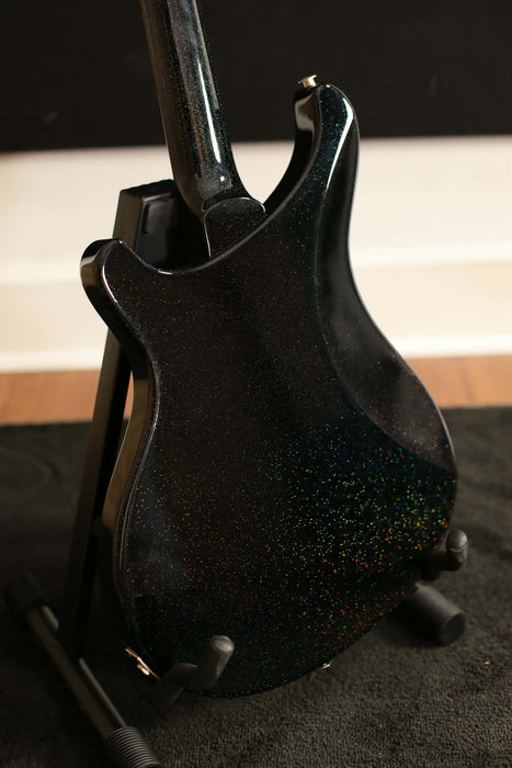 PRS S2 Vela Semi-Hollow Electric Guitar, Black Rainbow Holoflake