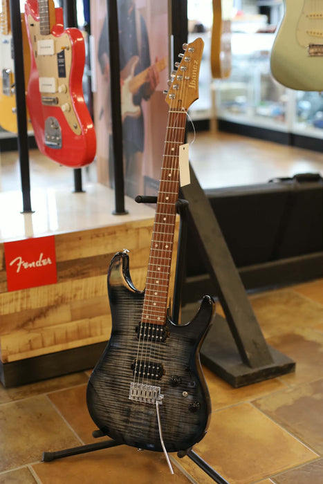 Ibanez AZ24S1F-TKS, Transparent Black Sunburst - Used