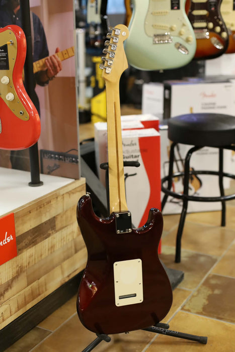 Fender Standard Stratocaster Left-Handed w/Hardshell Case, Redwine - Used