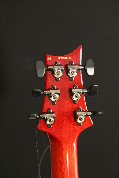 PRS Custom 24 Mango Top Limited Edition Electric Guitar w/Hardshell Case, Blood Orange
