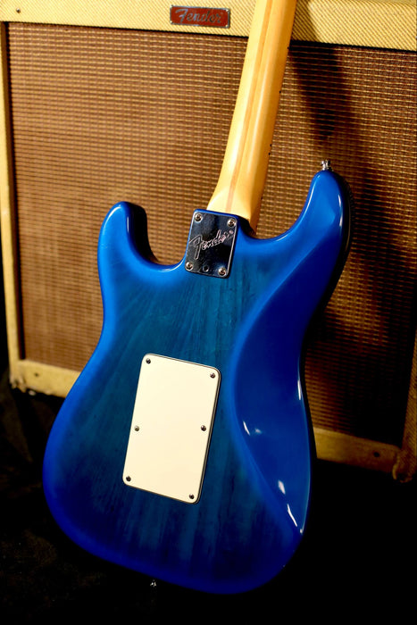 Fender Stratocaster Plus Deluxe Blue Burst W/Case - Used