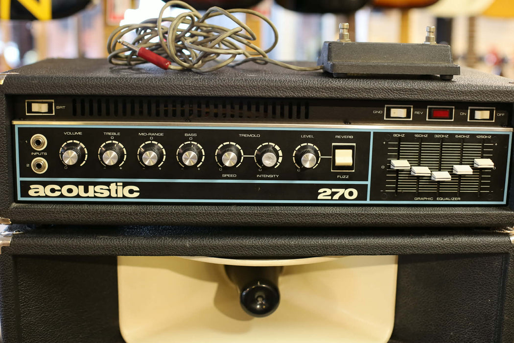 Acoustic 270 Bass Amp and 201 Cab - Used
