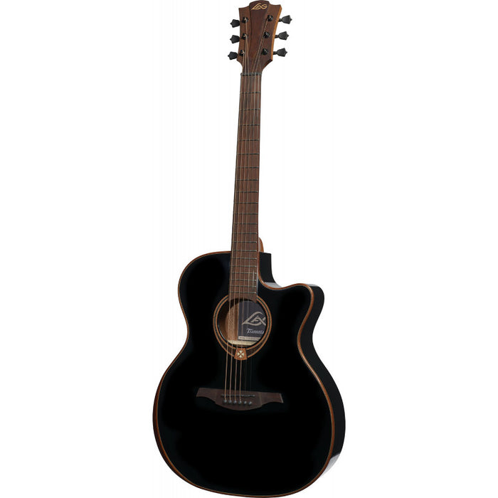 Lag T118ABCE-BLK Tramontane Auditorium RedCedar, Black