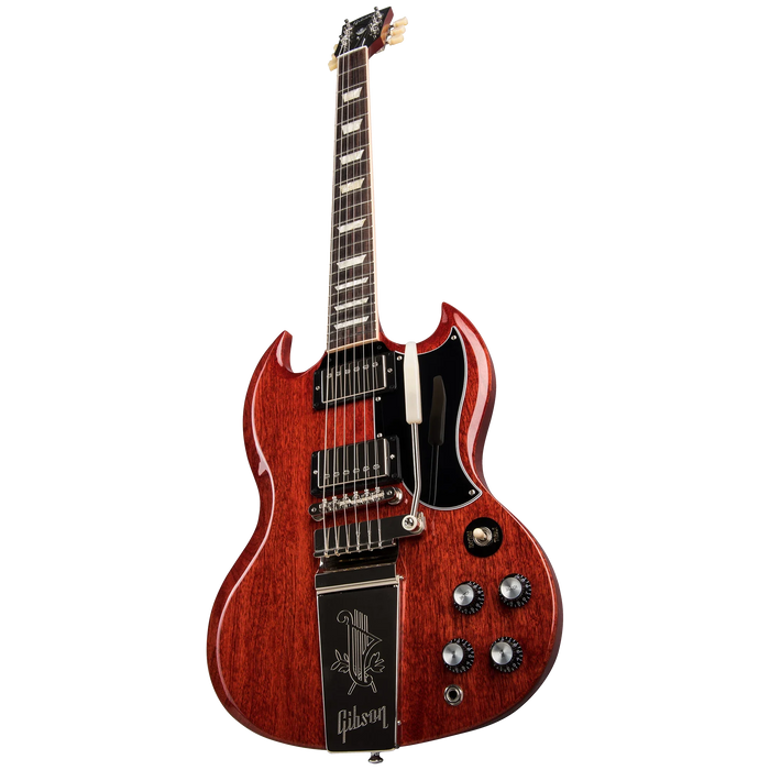 Gibson Limited Edition SG Standard '61 Maestro Electric Guitar w/Hardshell Case, Aged Cherry