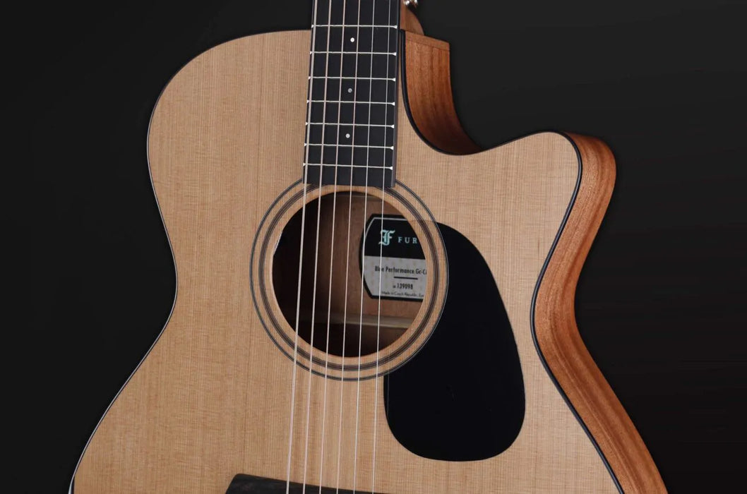 Furch Blue Performance Gc-CM a 2026 Grand Auditorium Cutaway Acoustic-Electric Guitar with Gig Bag