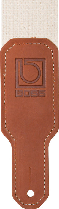 Boss 2" natural cotton guitar strap