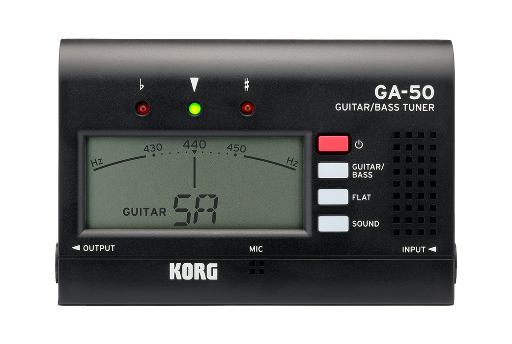 Korg GA50-KRG Guitar & Bass Tuner With Large Lcd