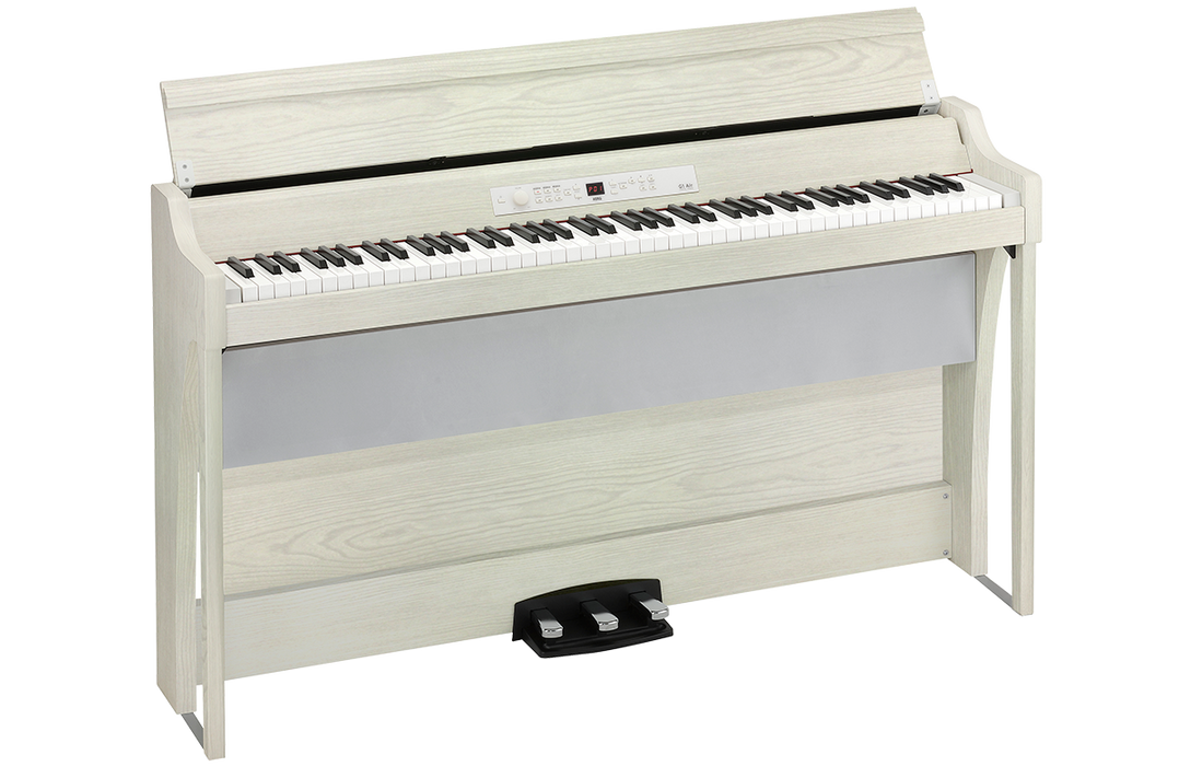 Korg G1BAIRWA 88-Key RH3 Kronos Based Concert Piano With Bluetooth Audio Playing, White Ash