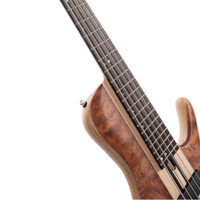Cort A5-BEYOND-CASE-OPBN A5 Beyond Electric Bass w/Case, Open Pore Bubinga Natural