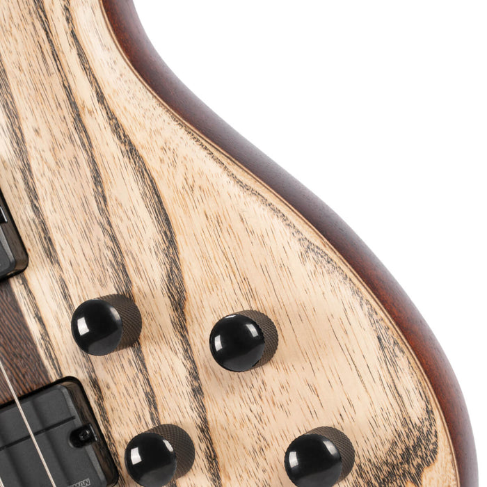 Cort A5-ULTRA-ASH-CASE-ENB A5 Ultra Ash Electric Bass w/Case, Etched Natural Black