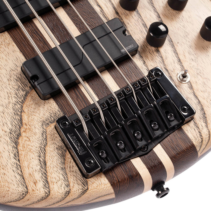 Cort A5-ULTRA-ASH-CASE-ENB A5 Ultra Ash Electric Bass w/Case, Etched Natural Black