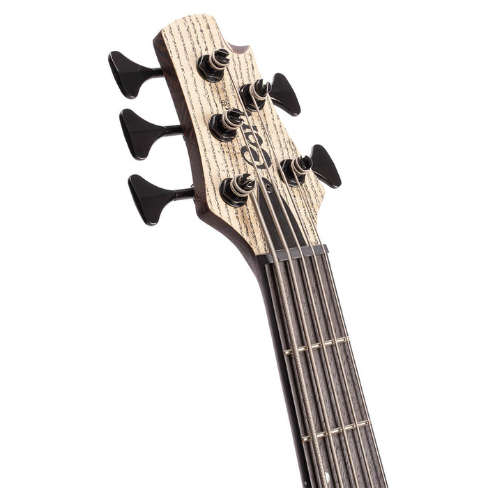 Cort A5-ULTRA-ASH-CASE-ENB A5 Ultra Ash Electric Bass w/Case, Etched Natural Black
