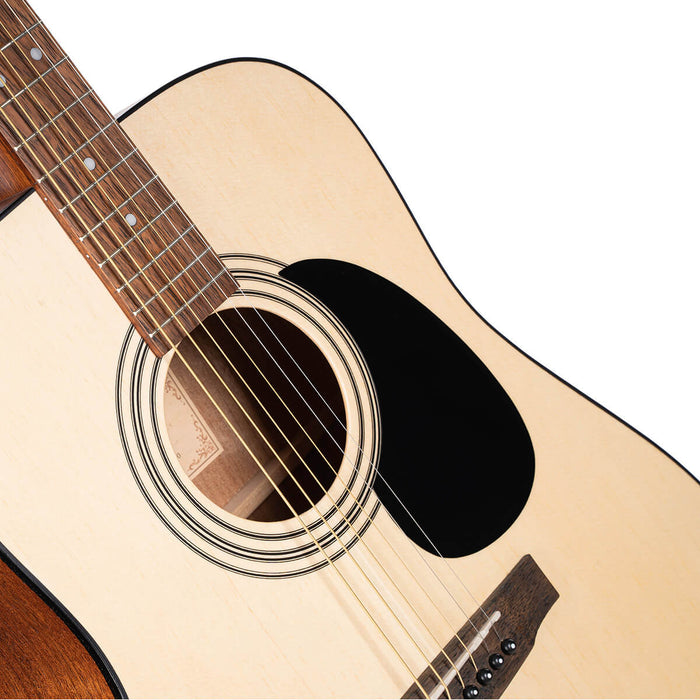Cort AD810-OP Standard Series Spruce Top Acoustic Guitar, Open Pore
