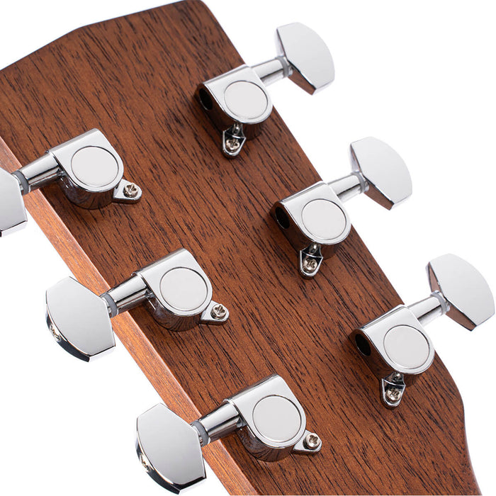 Cort AD810-OP Standard Series Spruce Top Acoustic Guitar, Open Pore