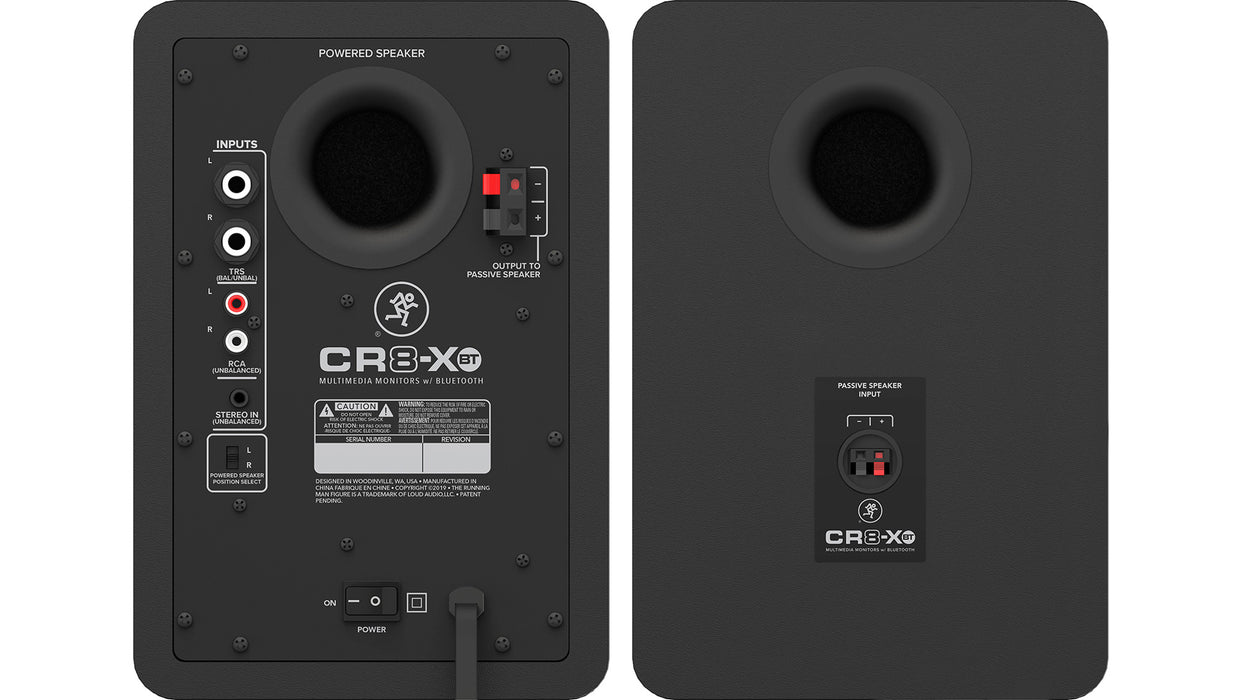 Mackie CR8-XBT - 8" Multimedia Monitors with Bluetooth - Demo