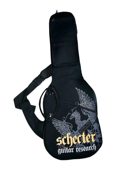 Schecter Guitar Gig Bag Black With Blue Interior