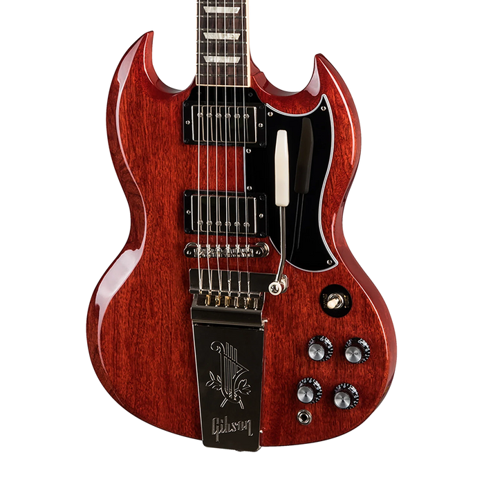 Gibson Limited Edition SG Standard '61 Maestro Electric Guitar w/Hardshell Case, Aged Cherry
