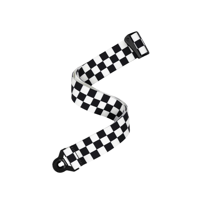 Sangle de guitare à verrouillage automatique D'Addario 50 mm, damier