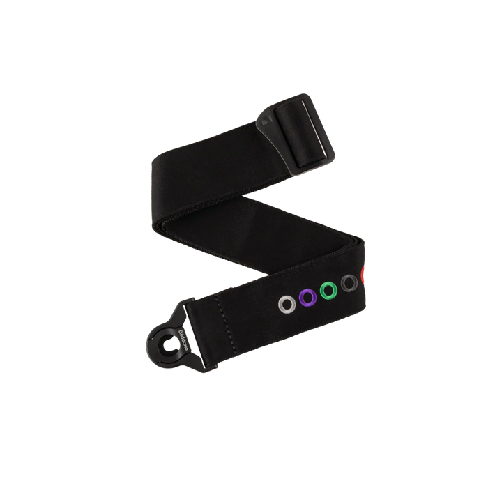 D'Addario 50BAL16 50mm Auto Lock Ball End Guitar Strap, Black