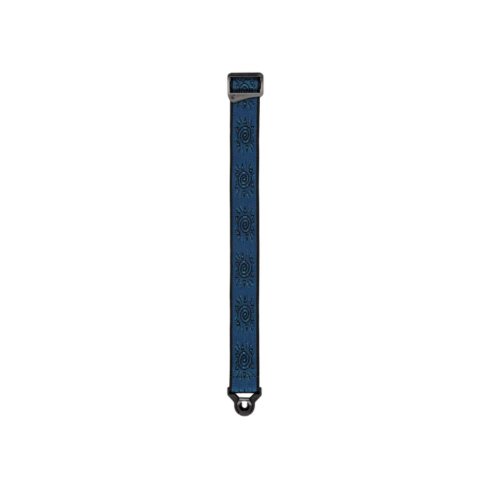 D'Addario 50mm Auto Lock Guitar Strap, Blue Suns