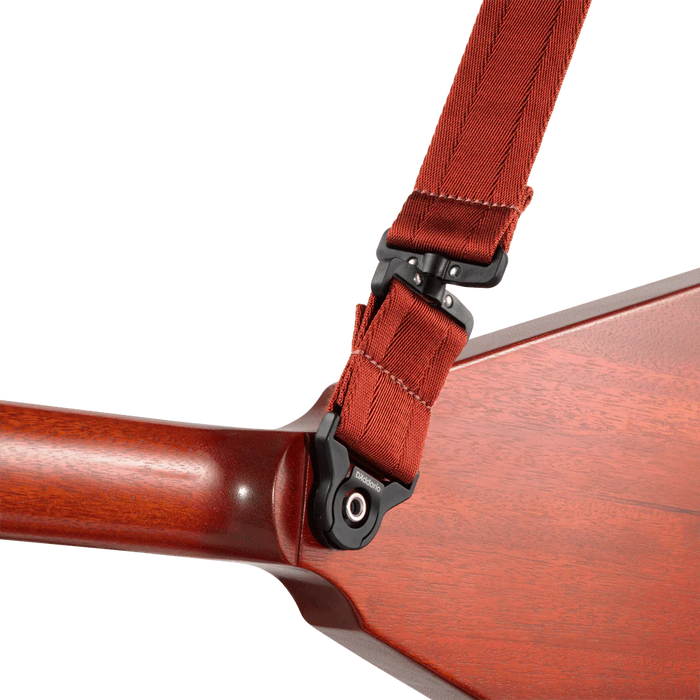 D'Addario 50BALSV11 Auto Lock Swivel Strap, Blood Red