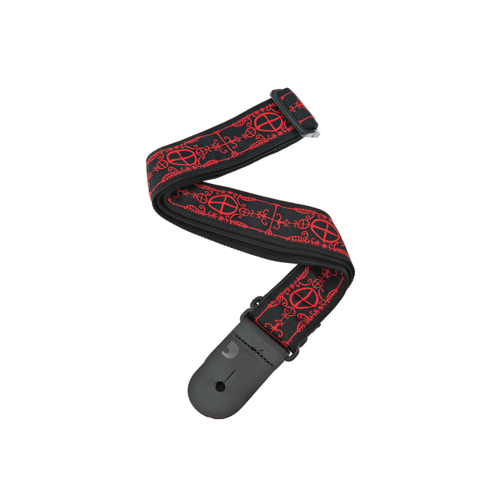 D'Addario Woven Guitar Strap - Voodoo