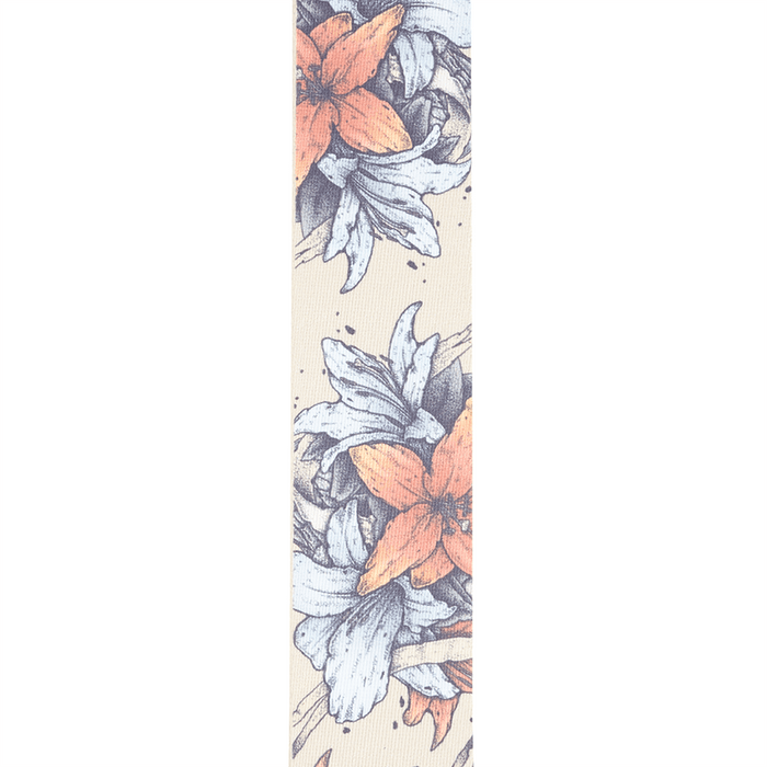 D'Addario Alchemy Guitar Strap - Death in Bloom