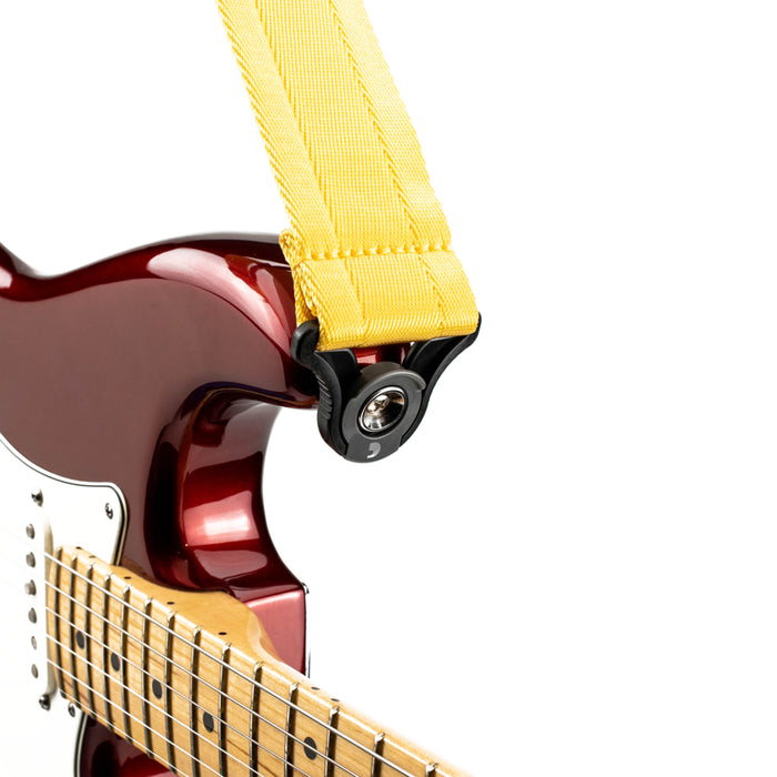D'Addario 50MM Auto-Lock Guitar Strap Mellow Yellow