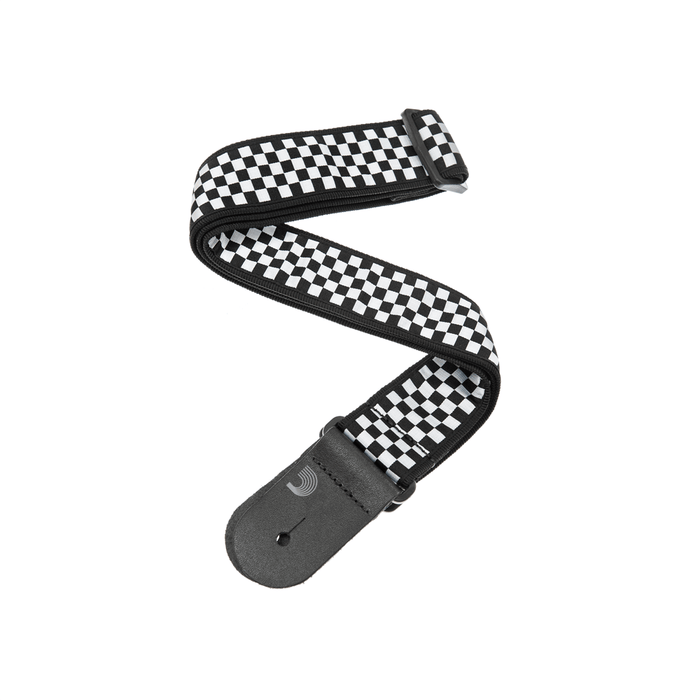 D'Addario Woven Guitar Strap - Check Mate