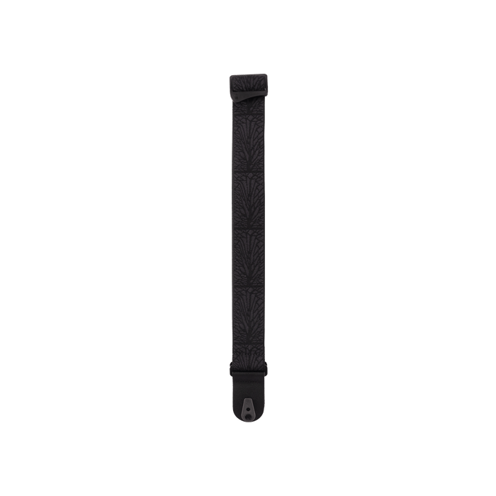 D'Addario Pad Lock Woven Guitar Strap - Lightning Black Tubular