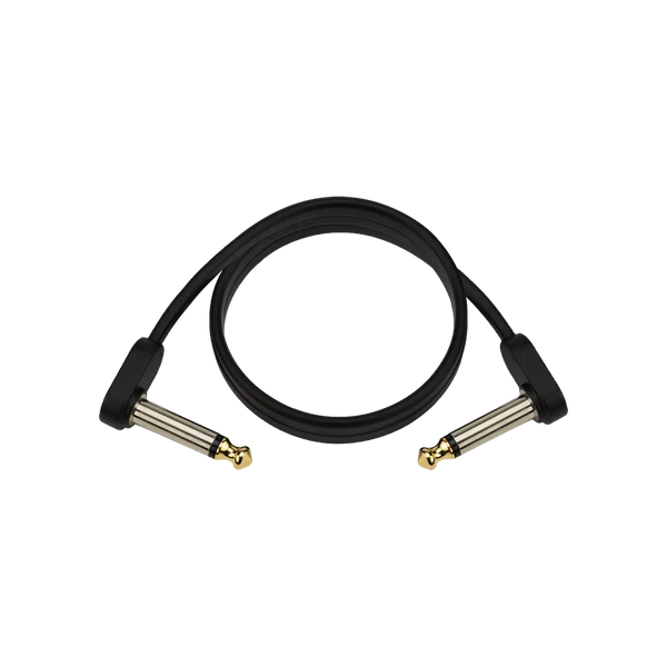 D'Addario 2' Flat Patch Cable, Right-Angle to Right-Angle