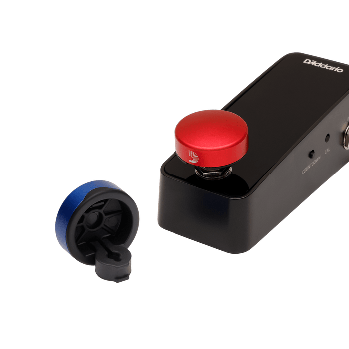 D'Addario XPND Footswitch Topper - Blue and Red (2 Pack)