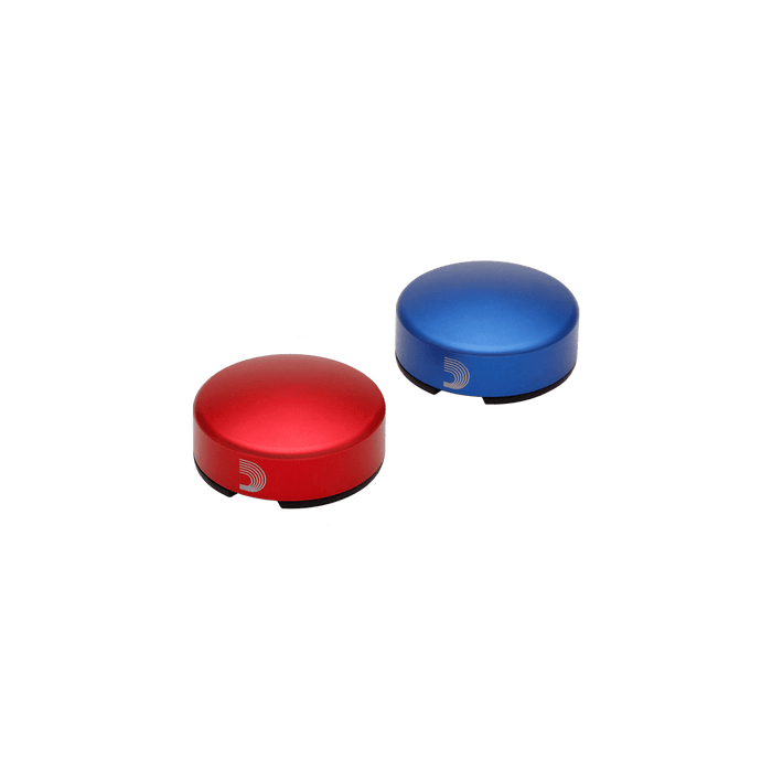D'Addario XPND Footswitch Topper - Blue and Red (2 Pack)