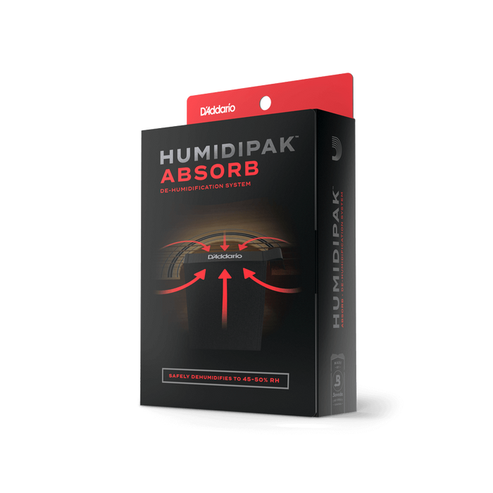 D'Addario Humidipack Absorb Kit, Automatic Humidity Control System