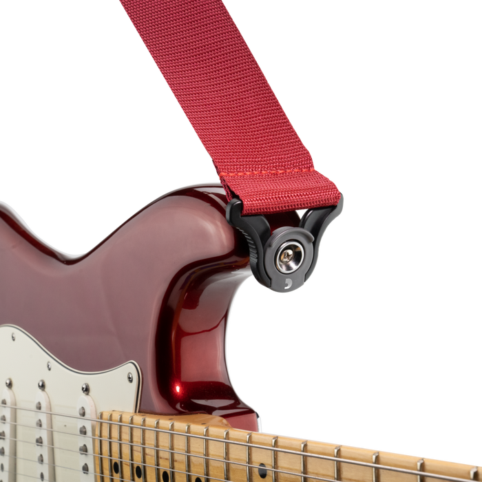 D'Addario Auto Lock Polypro Guitar Strap - Red