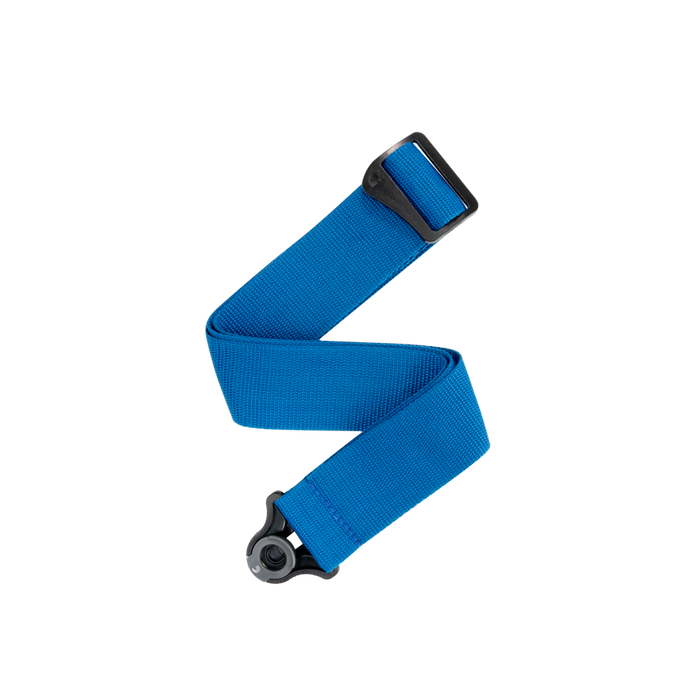 D'Addario 50mm Poly Auto-Lock Guitar Strap - Blue