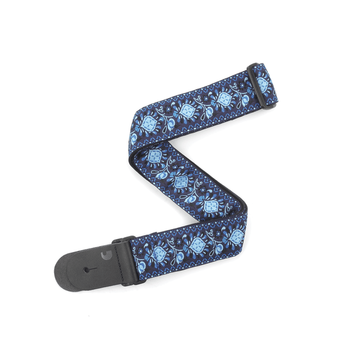 D'Addario Woven Guitar Strap, Monterey 2 - Blue