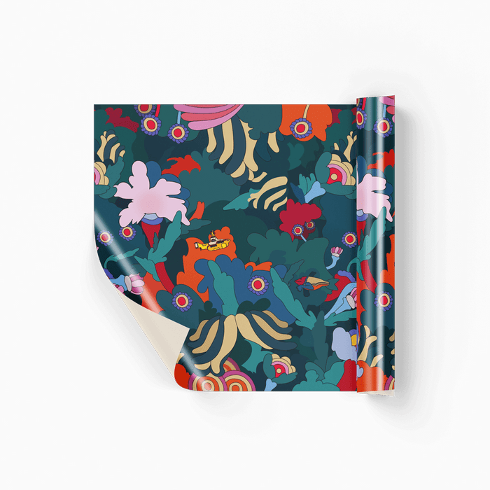 D'Addario The Beatles Yellow Submarine 3-Pack Wrapping Paper Bundle