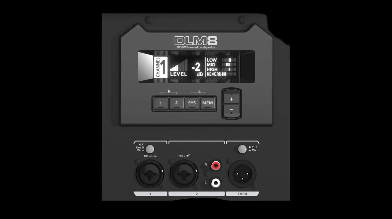 Mackie 2000W Powered Loudspeaker, 8"