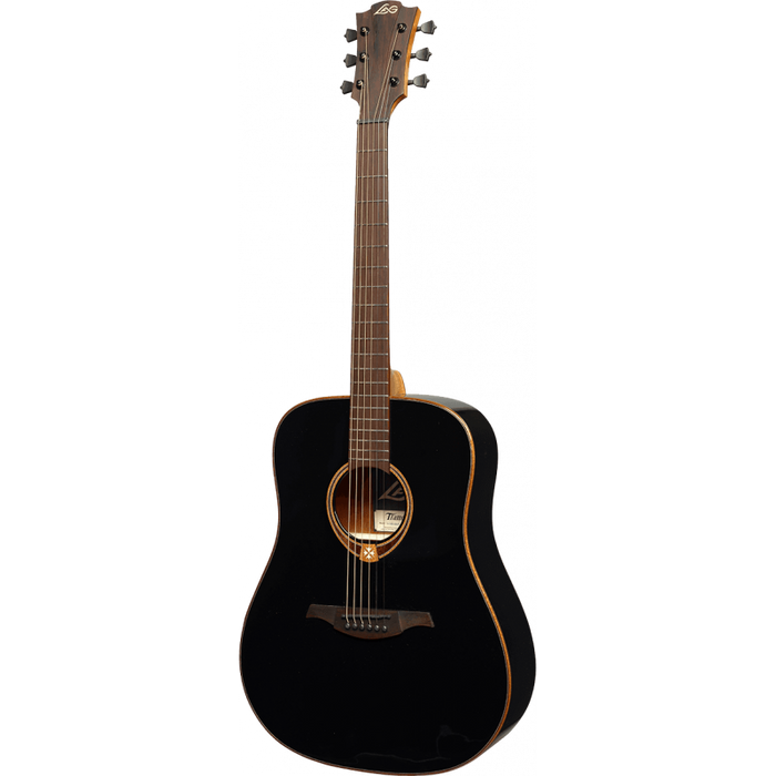 Lag T118D-BLK Dreadnought Guitar, Black