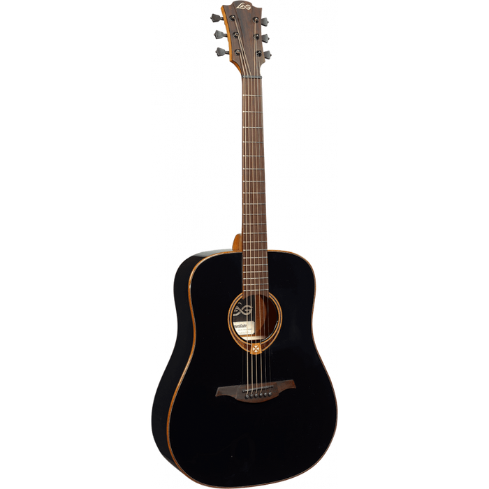 Lag T118D-BLK Dreadnought Guitar, Black