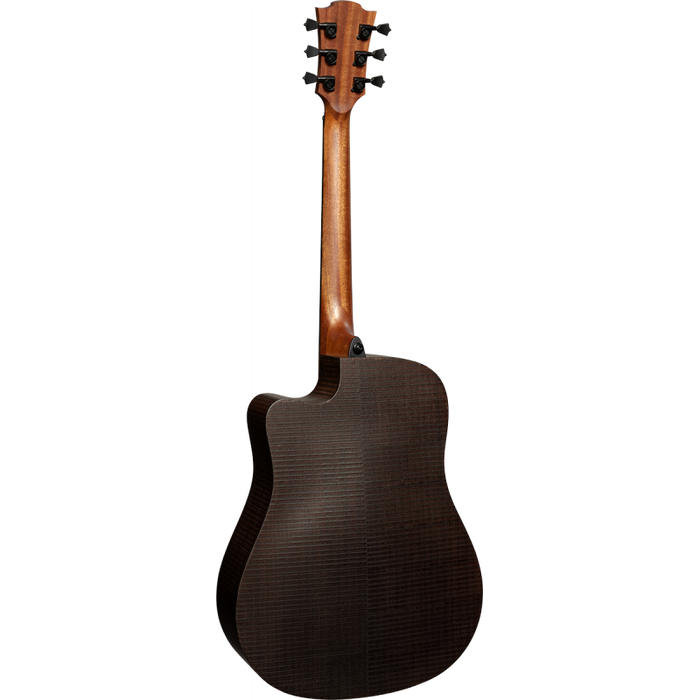 Lag SAUVAGE-DCE Dreadnought Cutaway Acoustic-Electric Guitar w/ Padded Cover, Satin Open Pore