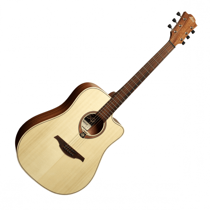 Lag T70DC Tramontane 70 Dreadnought Acoustic Guitar, Natural