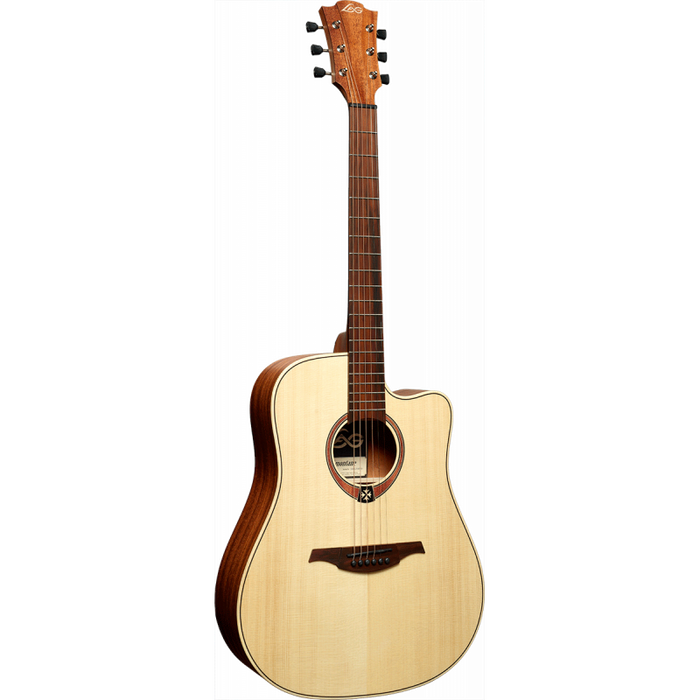 Lag T70DC Tramontane 70 Dreadnought Acoustic Guitar, Natural