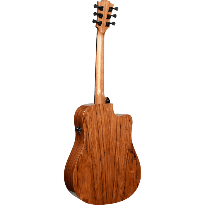 Lag TBW2DCE Dreadnought Cutaway Electric-Acoustic Guitar, Gloss Varnish